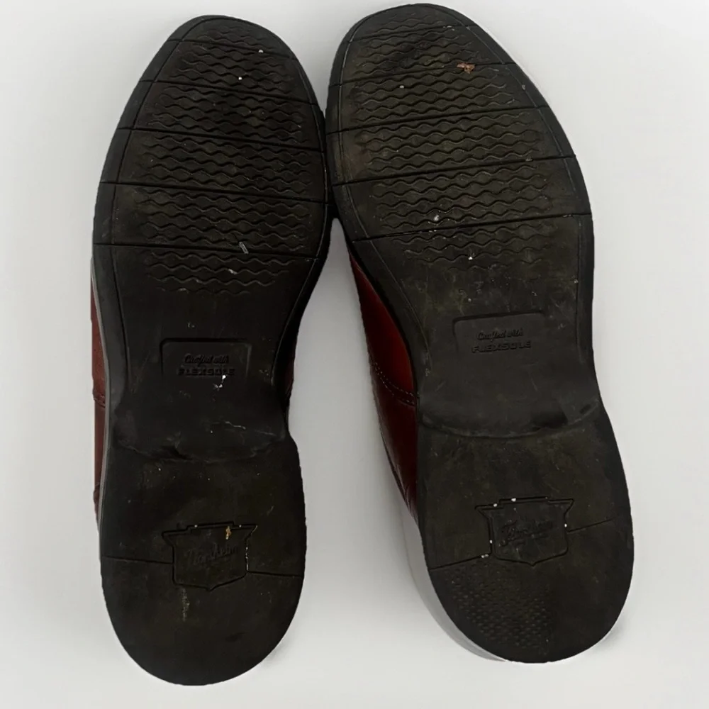 Florsheim Norwalk Moc Toe Slip-On Leather Shoes Men’s‎ 11 Brown Classic Comfort